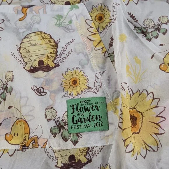 Disney Spirit Jersey Windbreaker Womens XS All Over Print Hoodie Pullover NWT - Picture 4 of 10